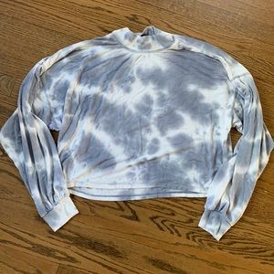 Cropped Tie Dye Sweatshirt Wild Fable
